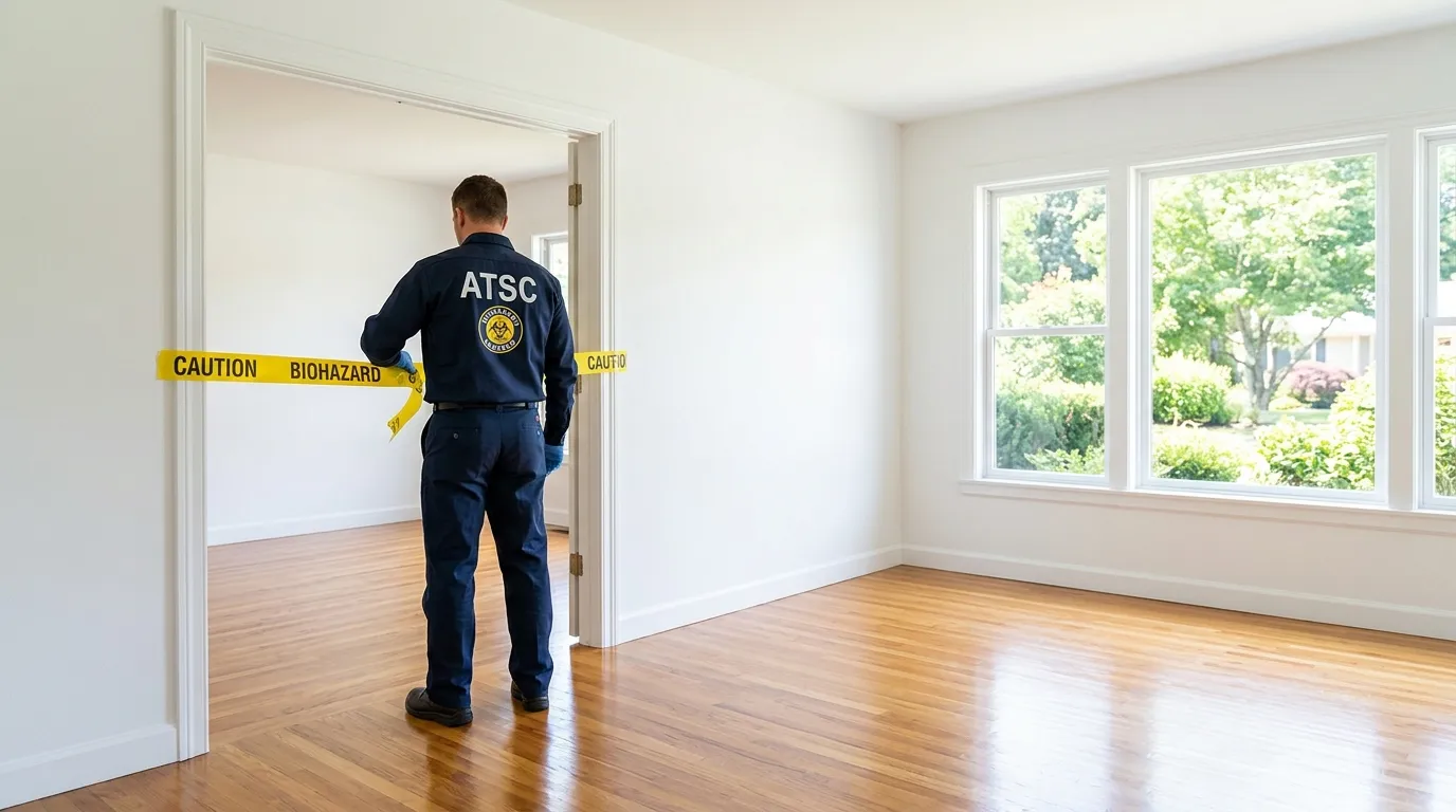 Certified biohazard cleanup crew performing Crime Scene Cleanup in Berkley